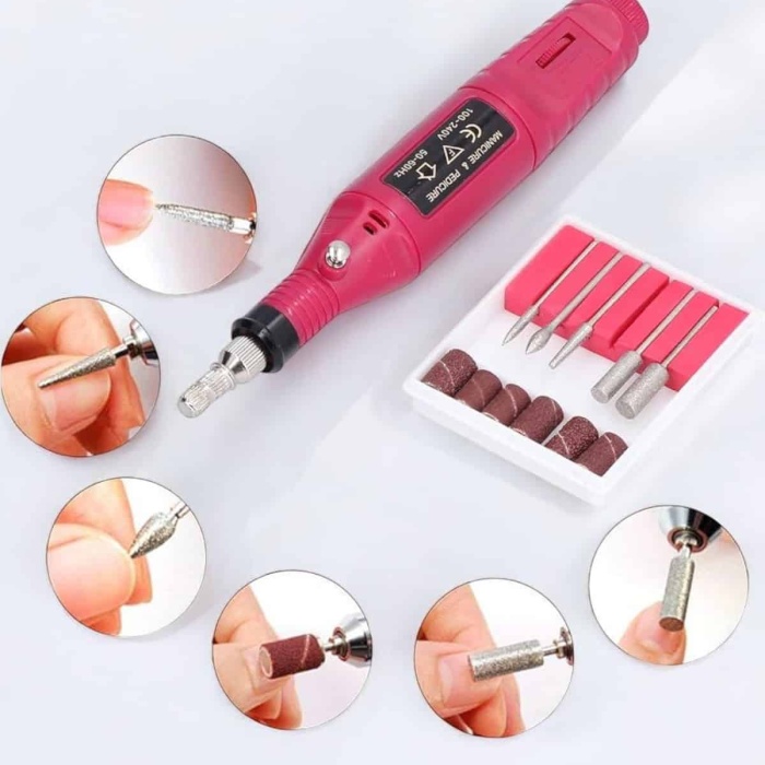 KESGİN MARKET ® Nasır Temizleyici Manikür Pedikür Seti Elektrikli USB Girişli