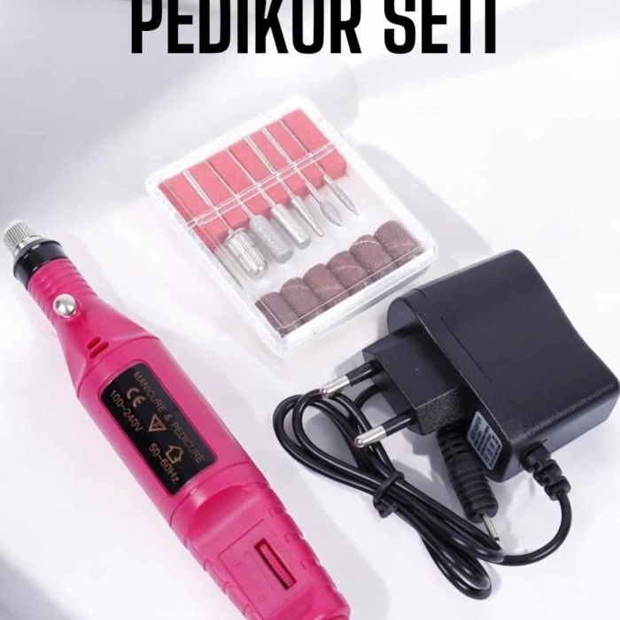 KESGİN MARKET ® Elektrikli Manikür Pedikür Törpü Seti Protez Tırnak Nasır Temizleyici