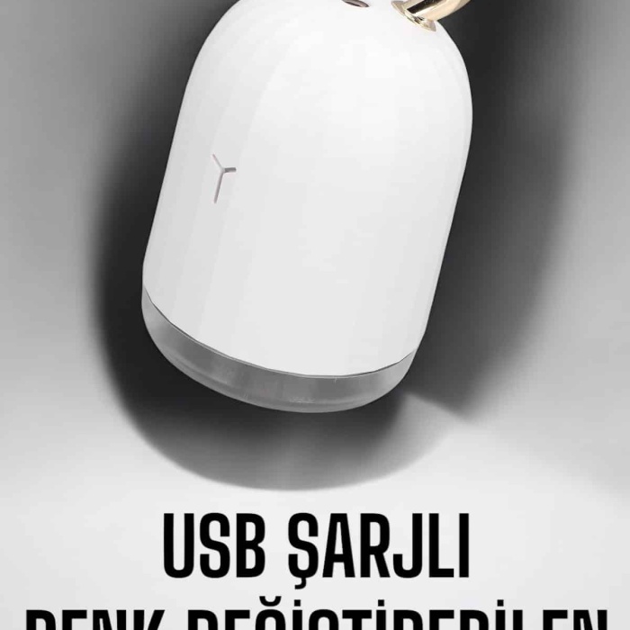 KESGİN MARKET ® Aromaterapi Hava Temizleyici Buhar Makinesi Taşınabilir Şarjlı