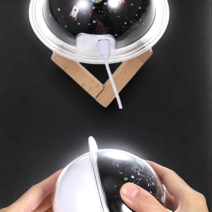 KESGİN MARKET ® Hava Nemlendirici Projeksiyon Görünümlü USB Bağlantılı Aromaterapi