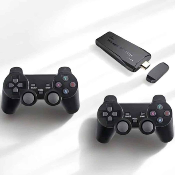 KESGİN MARKET ®   Atari 2.4g Uyumlu Kablosuz Çift Kol Game Stick