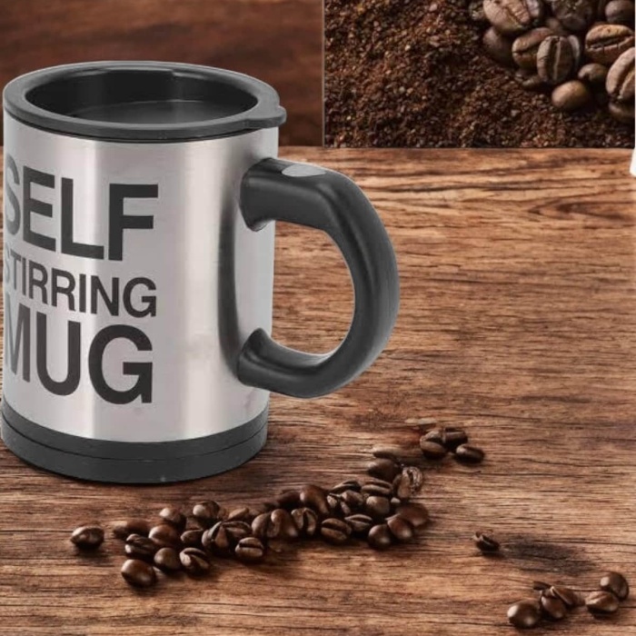 KESGİN MARKET ® Mikser Kupa Yazılı Mug Bardak Karıştırma Özelliği