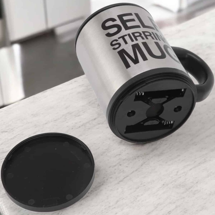 KESGİN MARKET ® Mikser Kupa Yazılı Mug Bardak Karıştırma Özelliği