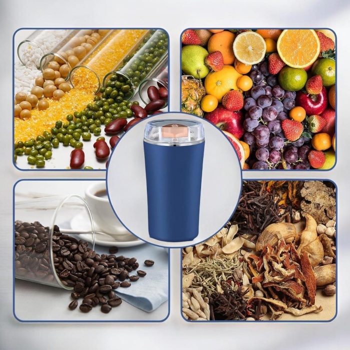 KESGİN MARKET ® Taşınabilir Kahve & Baharat Öğütücü, Kolay Temizlenebilir ve Uzun Ömürlü Paslanmaz Çelik