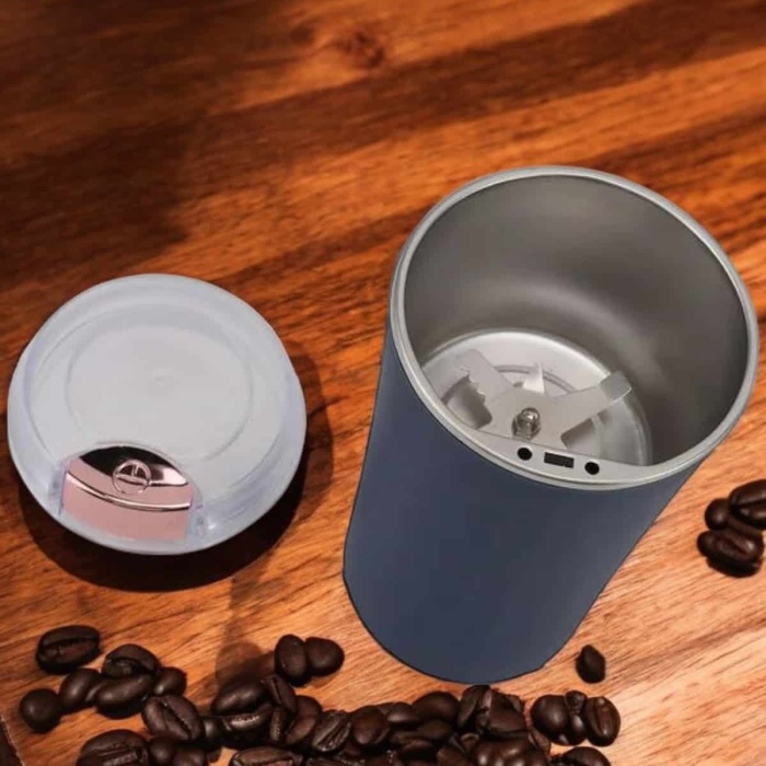 KESGİN MARKET ® Taşınabilir Kahve & Baharat Öğütücü, Kolay Temizlenebilir ve Uzun Ömürlü Paslanmaz Çelik