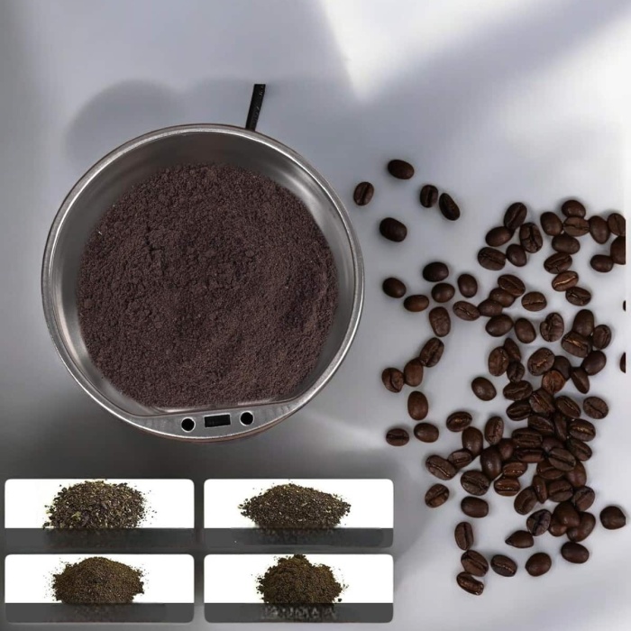 KESGİN MARKET ® Kahve Ve Baharat Öğütücü Dayanıklı Paslanmaz Çelik Kolay Kullanım