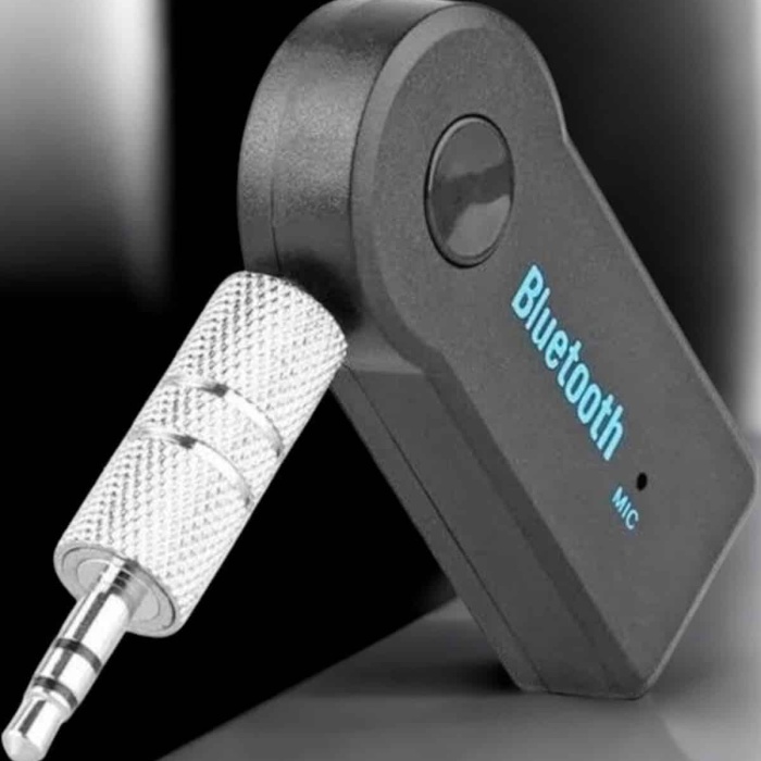 KESGİN MARKET ® Kablosuz Bluetooth Aux Araç Kiti Siyah Hafıza Kartlı