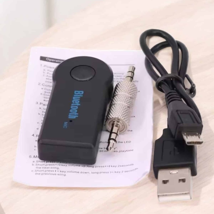 KESGİN MARKET ® Bluetooth Araç Kiti Bt 350 Aux Çıkışlı Tüm Araçlara Uyumlu