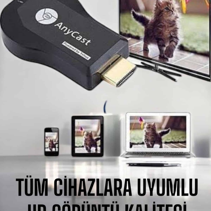 KESGİN MARKET ® M9 Plus Kablosuz Görüntü+Ses Aktarıcı HDMI TV