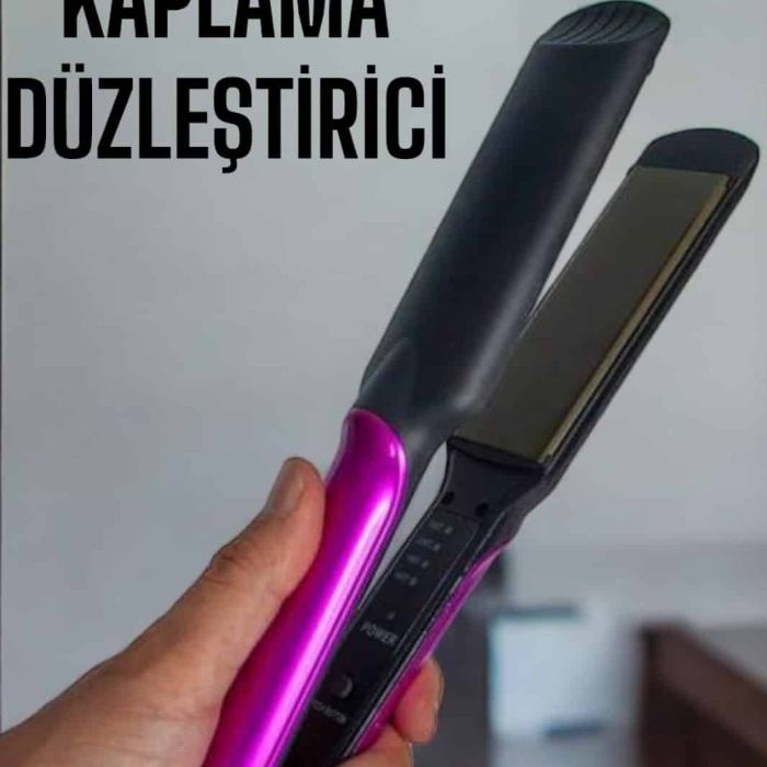 KESGİN MARKET ® Seramik Kaplama Isı Ayarlı Yıpranma Karşıtı Saç Düzleştirici