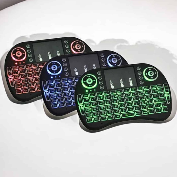 KESGİN MARKET ® USB Bağlantılı Mini Q Klavye Işıklı Tüm Cihazlara Uyumlu