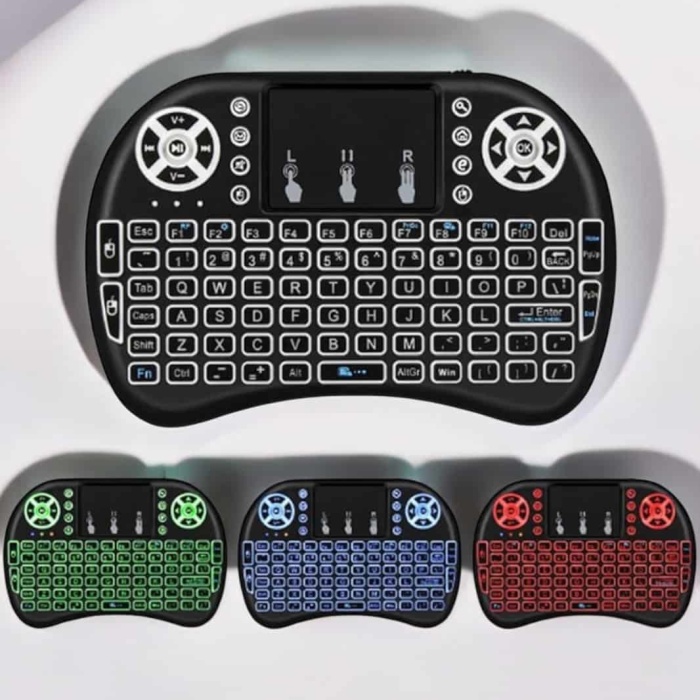 KESGİN MARKET ® USB Bağlantılı Mini Q Klavye Işıklı Tüm Cihazlara Uyumlu