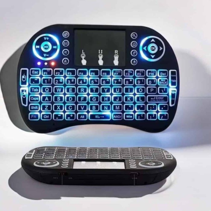 KESGİN MARKET ® TV Uyumlu Mini Klavye Q Klavye Işıklı Tüm Cihazlara Uyumlu