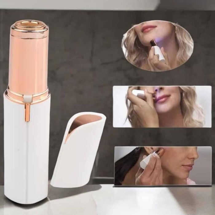 KESGİN MARKET ® Taşınabilir ve Şık Yüz Kaş Epilatörü Hassas Ciltlere Özel