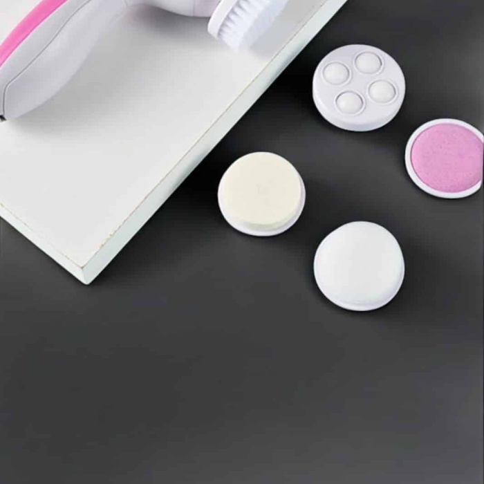 KESGİN MARKET ® 5 Fonksiyonlu Kablosuz Yüz Temizleme Cihazı ile Derinlemesine Cilt Bakımı