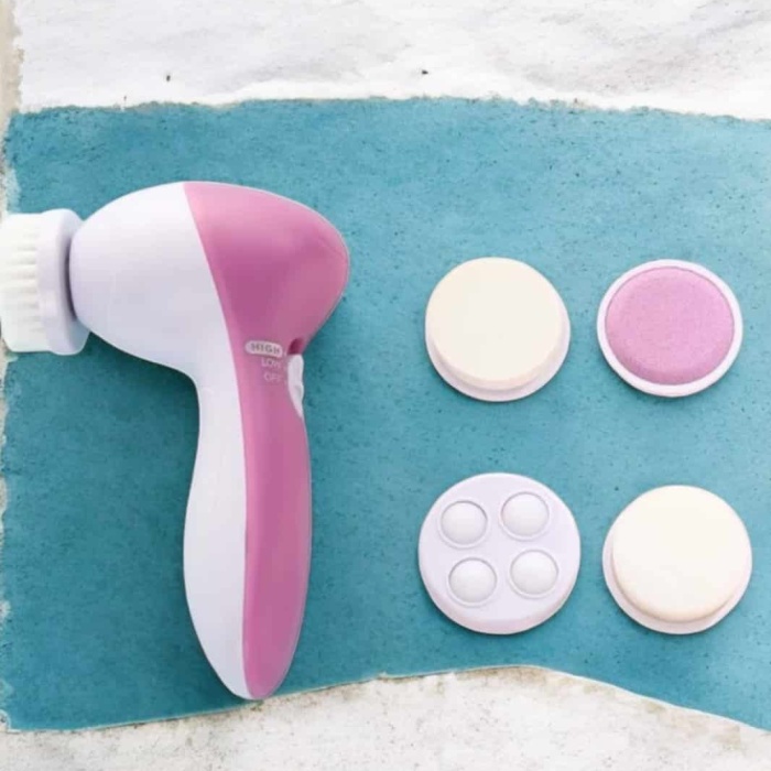 KESGİN MARKET ® 5 Fonksiyonlu Kablosuz Yüz Temizleme Cihazı ile Derinlemesine Cilt Bakımı