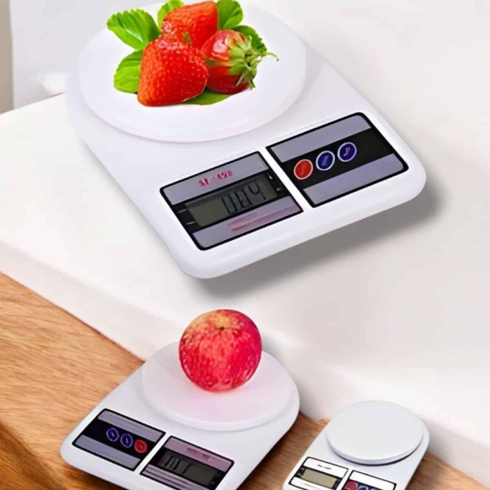 KESGİN MARKET ® Net LCD Ekran ve Otomatik Kapanma Özelliği ile Uzun Ömürlü Dijital Mutfak Tartısı
