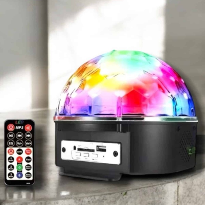 KESGİN MARKET ® Kompakt Tasarımlı, Telefon Kontrollü Disko Topu Işıkları