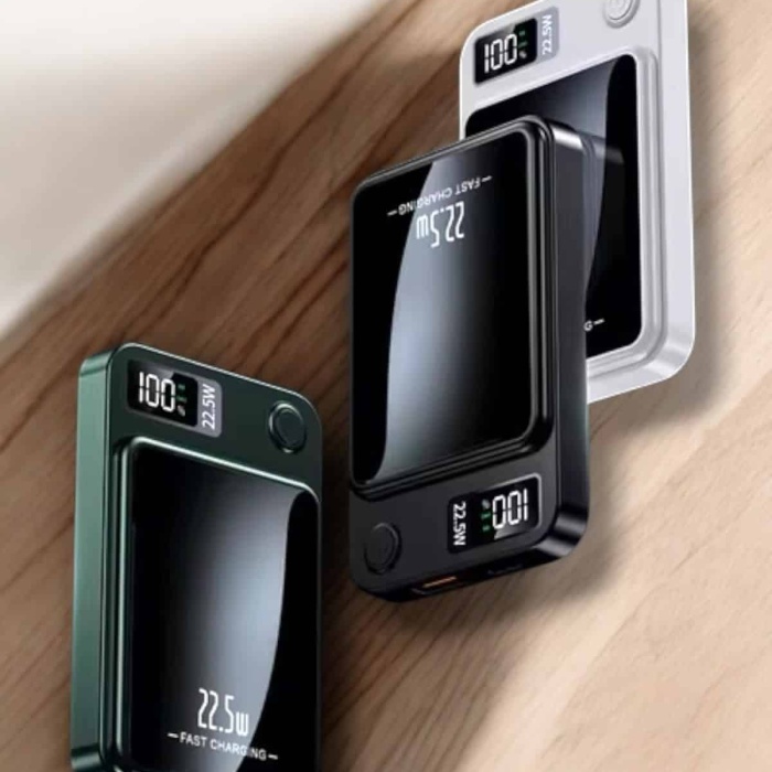 KESGİN MARKET ® Pratik ve Taşınabilir 10.000 mAh Wireless Powerbank Hızlı Şarj Avantajı