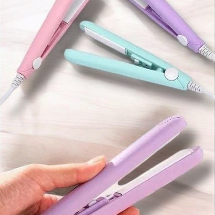 KESGİN MARKET ® 180°C Isı ve Uzun Süre Kalıcı Düzlük Sağlayan Mini Saç Düzleştirici