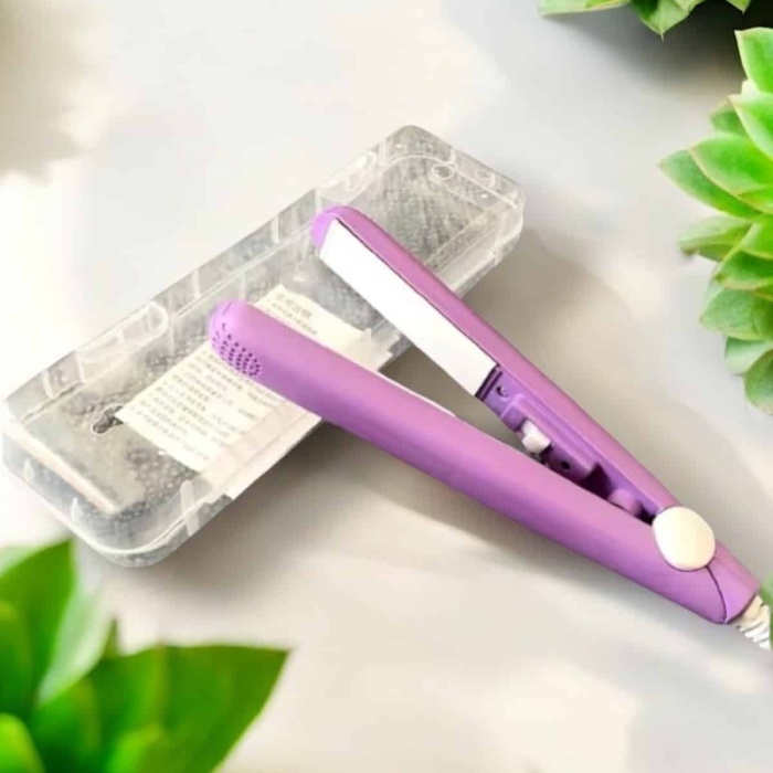 KESGİN MARKET ® Kompakt ve Hafif: Elektriklenme Karşıtı Mini Saç Düzleştirici