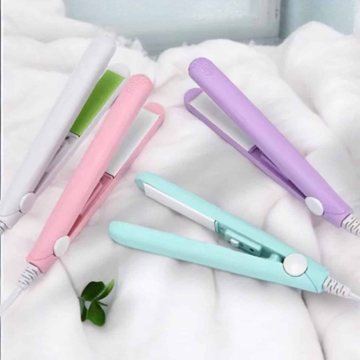 KESGİN MARKET ® Seramik Kaplama Taşınabilir Mini Saç Düzleştirici Seyahat Dostu Tasarım