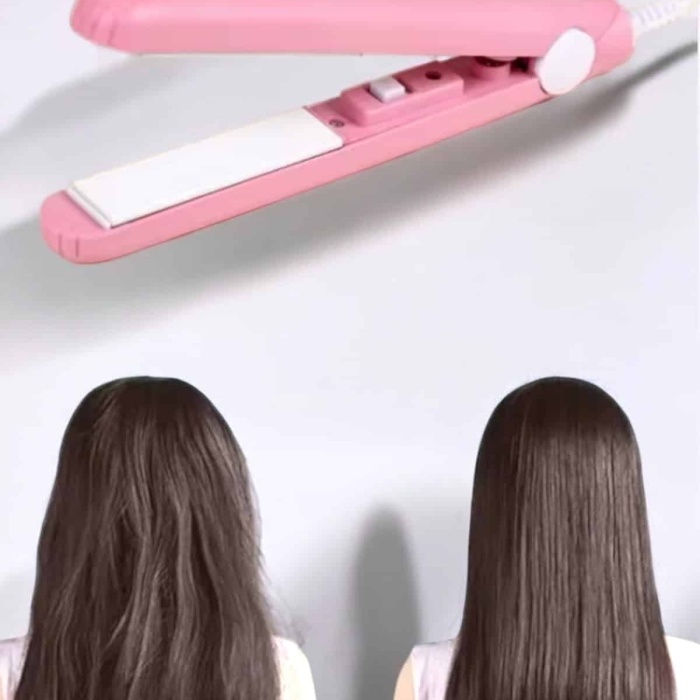 KESGİN MARKET ® Seramik Kaplama Taşınabilir Mini Saç Düzleştirici Seyahat Dostu Tasarım