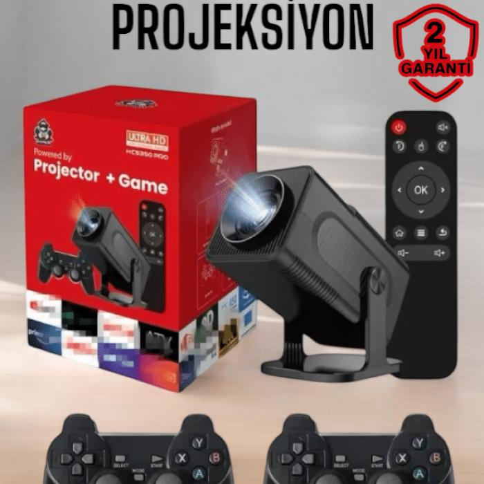 KESGİN MARKET ® Android Projeksiyon ve Çift Kollu Game Box