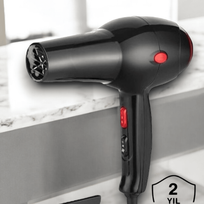 KESGİN MARKET ® Soğuk ve Sıcak Üfleme Özellikli AC Motorlu Saç Kurutma Makinesi