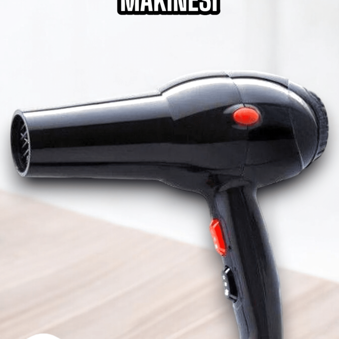 KESGİN MARKET ® 2200 Watt Profesyonel Saç Kurutma Makinesi Güçlü ve Dayanıklı Tasarım