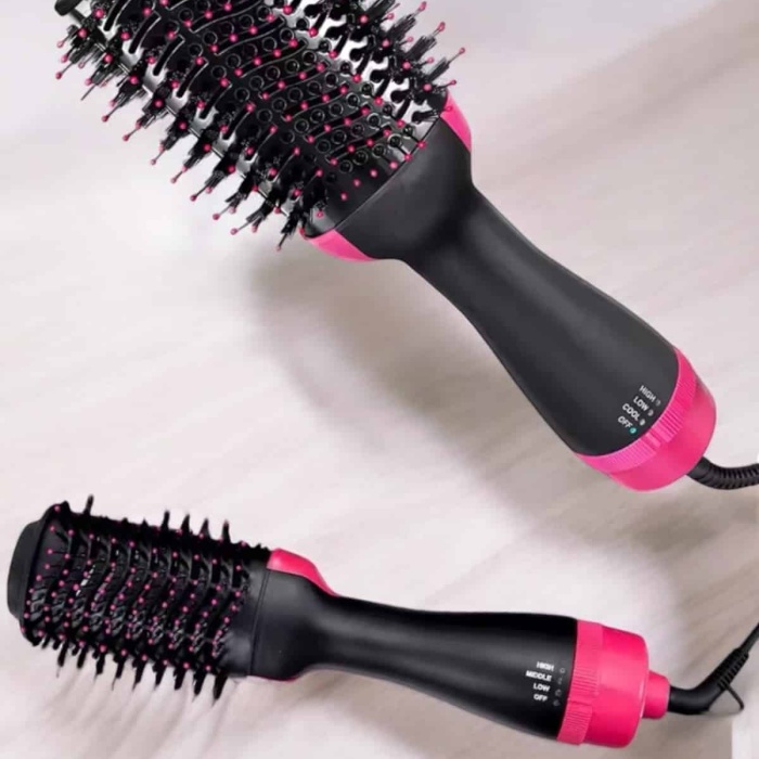 KESGİN MARKET ® 220°C’ye Kadar Isınan, Hacim ve Yıpranma Karşıtı Profesyonel Fön Tarağı