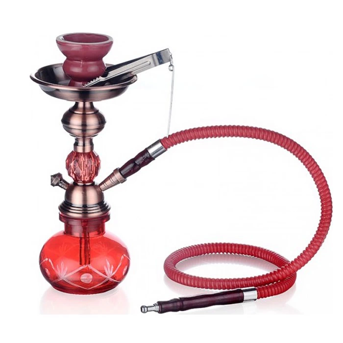 KESGİN MARKET® Küçük Boy Taşınabilir Nargile Takımı - Kırmızı