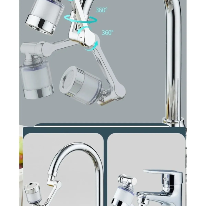 KESGİN MARKET® 1080 ° Derece Dönebilen Filtreli Lavabo Musluk Başlığı