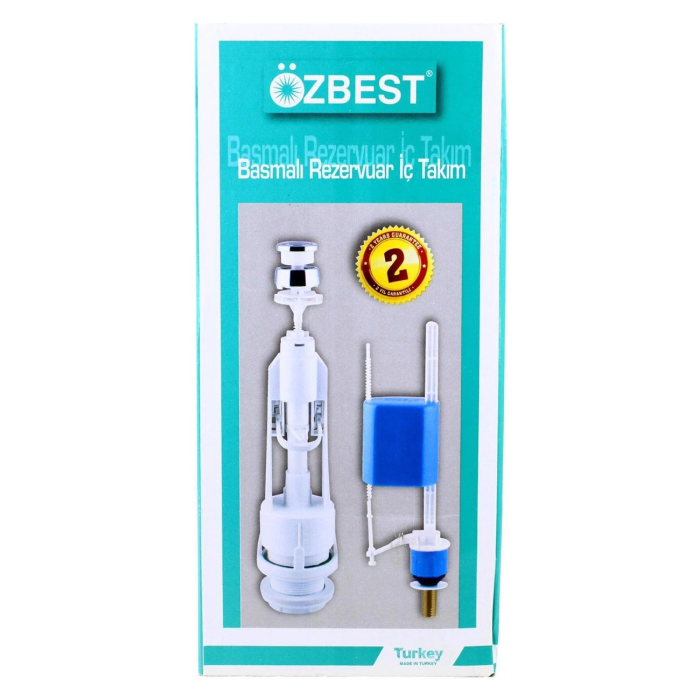 KESGİN MARKET® Özbest Su Tasarruflu Basmalı Klozet Rezervuar İç Takımı - Uyumlu Ve Dayanıklı