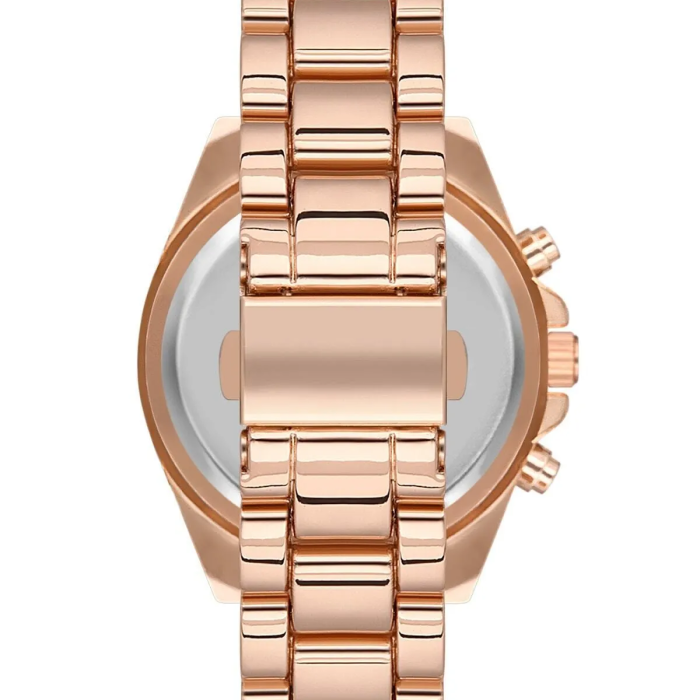 KESGİN MARKET® Zarif Ve Şık Özel Tasarım Roma Rakam Detaylı  Metal Bayan Kol Saati (rose)