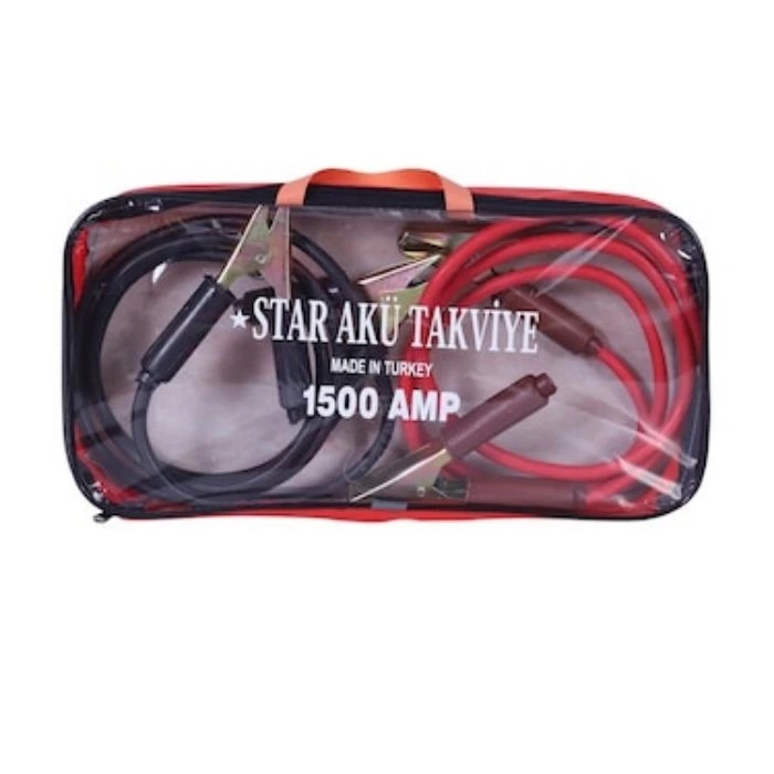 KESGİN MARKET® Ultra Güçlü Araba Akü Takviye Kablosu - 1500 Amper Çantalı