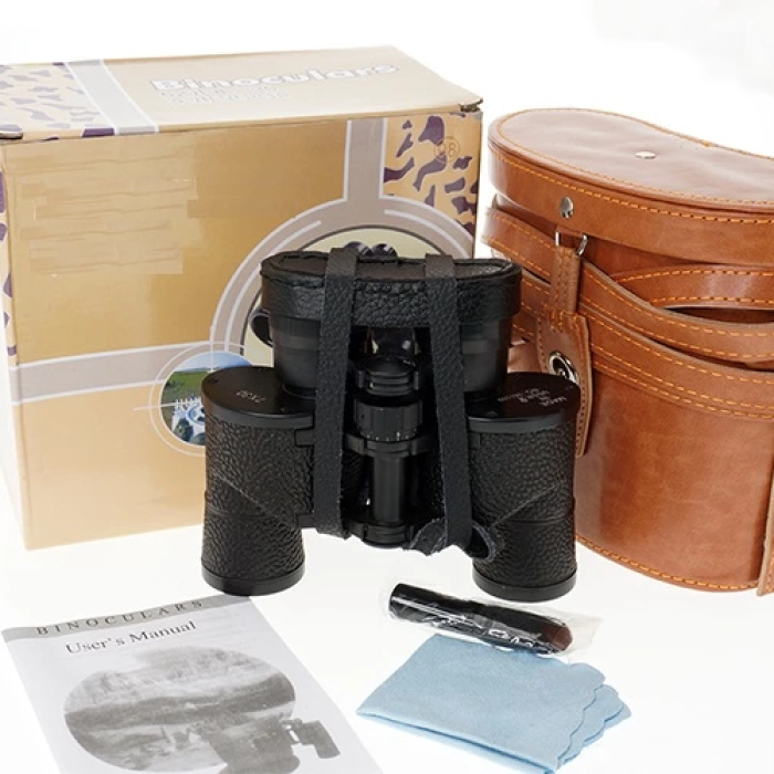 KESGİN MARKET® Baıgısh 7x30 Metal Kurulma,deri Kaplamalı,orjınal Deriçantalı  Rus Dürbün