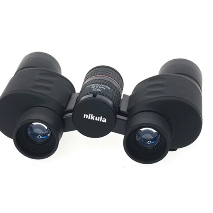 KESGİN MARKET® 10x30   Mavı Mercekli Kauçuk Kaplamalı Kamp Dürbün