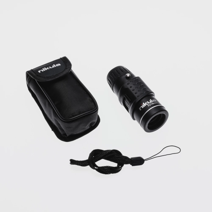 KESGİN MARKET® Nıkula 7x18  Avuç Içi  Kauçuk Kaplamalı Hd Optik, Cepte Taşınan Mini Monoküler Dürbün
