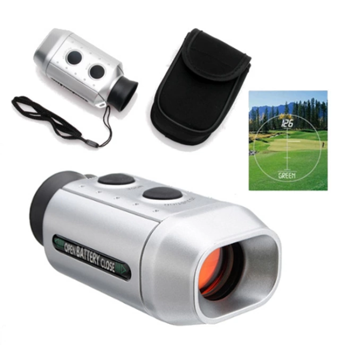 KESGİN MARKET® Dijital Mesafe Bulucu Dürbün 7x18– Golf Oynayanlar İçin Özel Telemetreli – Golfscope