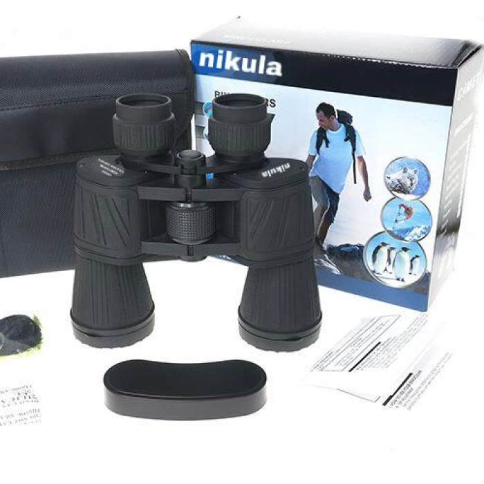 KESGİN MARKET® 10x50 Profesyonel El Dürbünü – Mavi  Mercek – Süper Netlik – 1000m/56m-