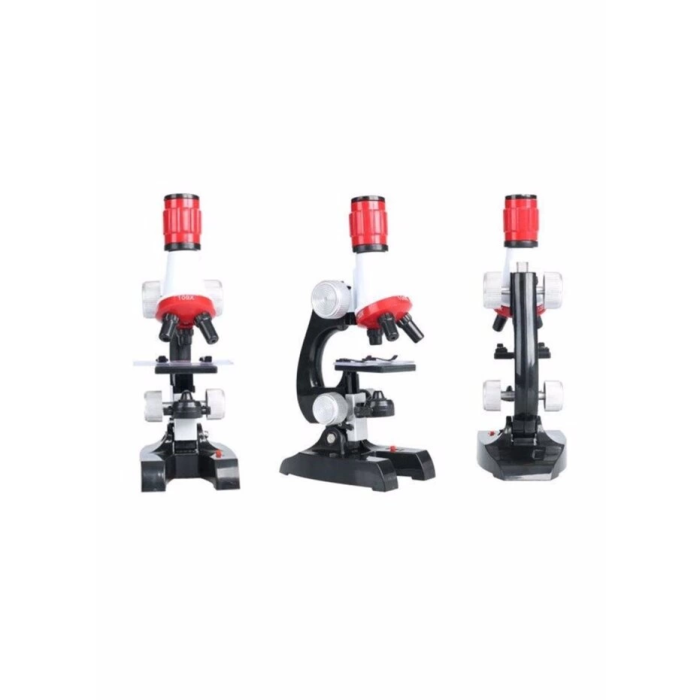 KESGİN MARKET® Eğitici Mikroskop Kiti Zoom Led Işıklı 100x 400x 1200x St1200x