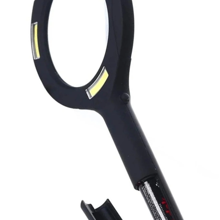 KESGİN MARKET® -3 Ledli Işıklı El Büyüteci 250 Lümen Beyaz Işık Büyüteç 3x Zoom Tamirci Büyüteç Wt-374