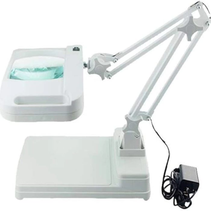 KESGİN MARKET® -5x 10x Büyüteç - Led Işıklı Süper Parlak Enerji Tasarruflu  Masa Lambası Lt-861