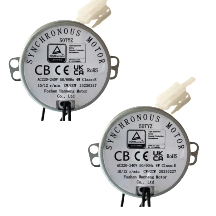 KESGİN MARKET® 2 Adet 50 Tyz 10/12 Rpm Kuluçka Motoru Viyol Çevirme