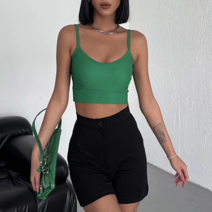 KESGİN MARKET® Tarz Ve Rahatlığı Bir Arada Sunan Yüksek Bel Esnek Likralı Krep Şort Siyah