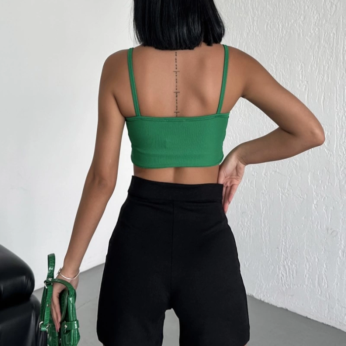 KESGİN MARKET® Tarz Ve Rahatlığı Bir Arada Sunan Yüksek Bel Esnek Likralı Krep Şort Siyah