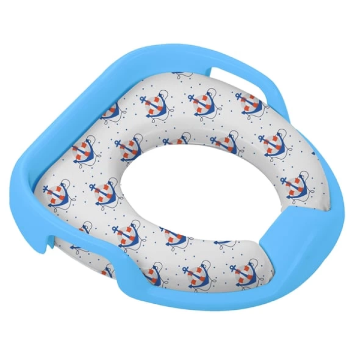 KESGİN MARKET® Softy Jumbo Kids Çocuk-bebek Yanlardan Tutmalı Yumuşak Süngerli Klozet Kapağı Adaptörü