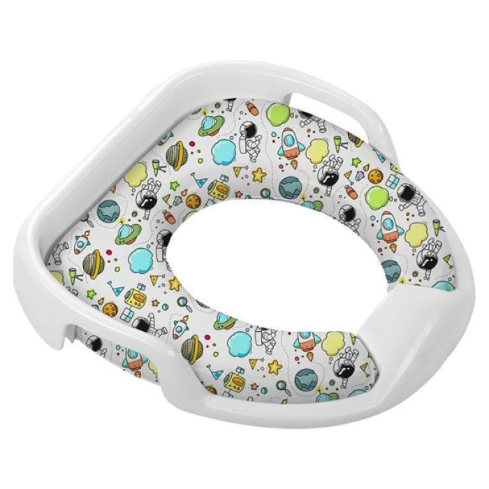 KESGİN MARKET® Softy Jumbo Kids Çocuk-bebek Yanlardan Tutmalı Yumuşak Süngerli Klozet Kapağı Adaptörü