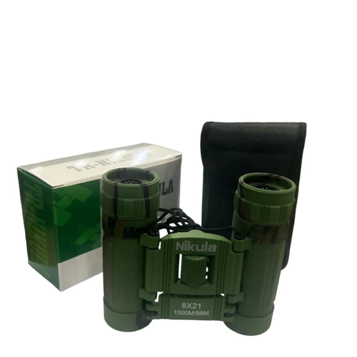 KESGİN MARKET® 8x21  Dürbün Kamuflaj  Av Dürbünü 56m/1000m Kauçuk Kaplama